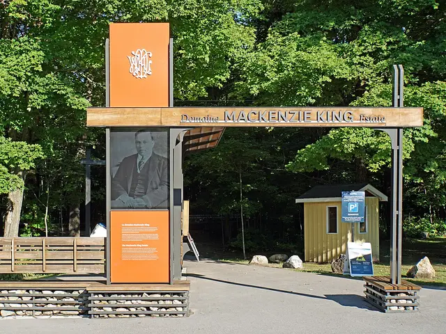 Entrance to the Mackenzie King Estate in Gatineau Park