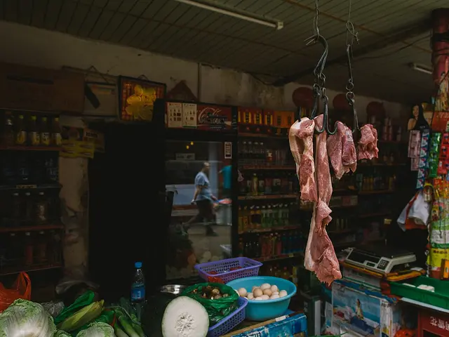 A small grocery store in an urban village near Huazhong Normal University in Wuhan, China.
