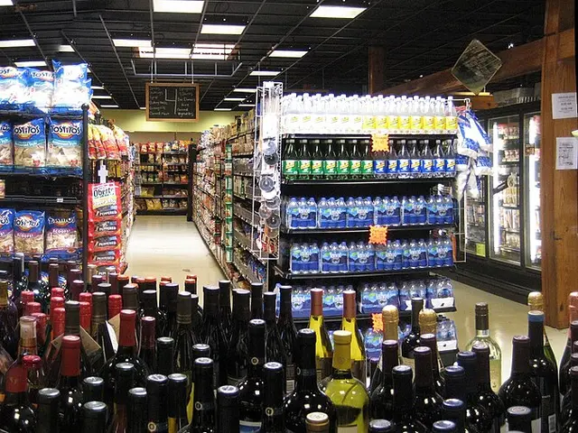 Interior of a neighborhood grocery store in the Esplanade Ridge area of New Orleans, showing shelves and store aisles.