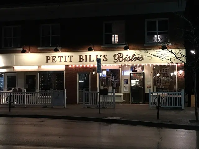Le restaurant Petit Bill's Bistro sur la rue Wellington Ouest.
