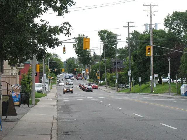 Main Street in Old Ottawa East, looking south from Lees Avenue.
