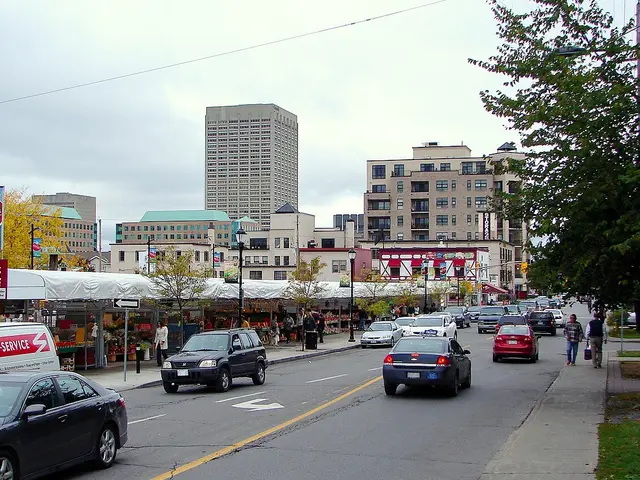 Le Marché public Parkdale le long de l’avenue Parkdale à Ottawa.