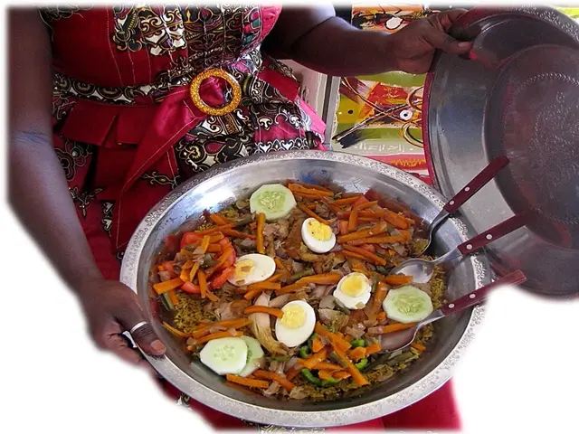 Thiebou yapp, a West African rice and meat platter.