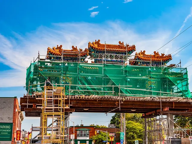 The Chinatown Royal Arch spanning Somerset Street West in Ottawa.