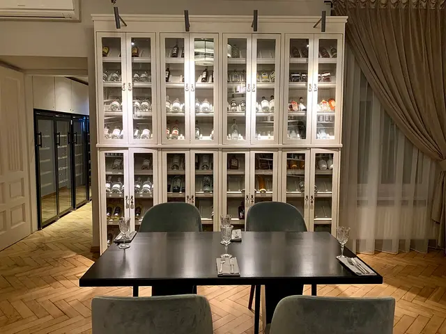 Interior dining area of Scandale Royal Restaurant in Kraków, Poland.