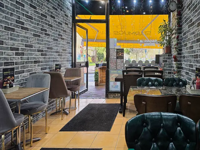 Interior of Starmugs Cafe on Lordship Lane in Tottenham, London.