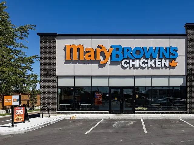 The exterior of a Mary Brown's Chicken restaurant in Ontario