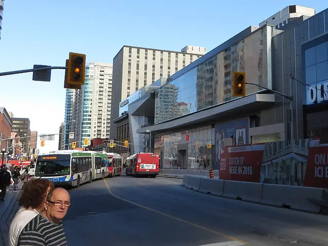 L'extérieur du CF Rideau Centre à Ottawa.