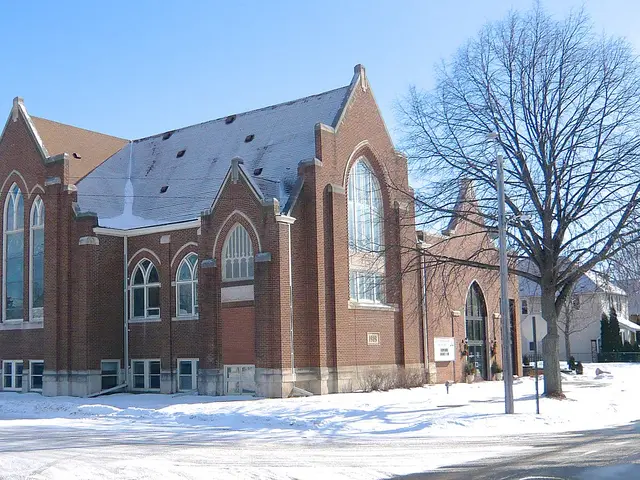 Exterior of the South St. Paul Hispanic Seventh-day Adventist Church building in South St. Paul, Minnesota.