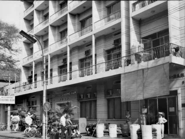 Exterior view of the Cheong Nam restaurant, nicknamed Cheap Charlies.