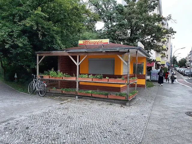 Storefront of a small independent snack stand.