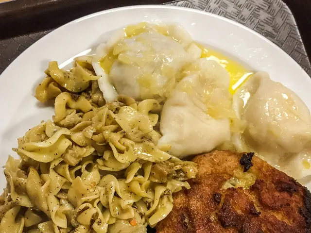 A plate of Polish food from a delicatessen in Pittsburgh's Strip District.