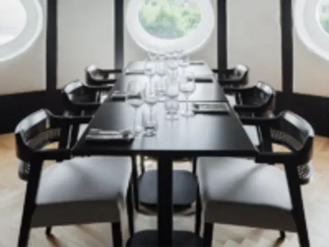 A private VIP dining room inside a fine dining restaurant.