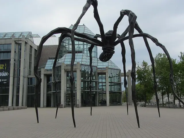 The Maman spider sculpture outside the National Gallery of Canada, Ottawa