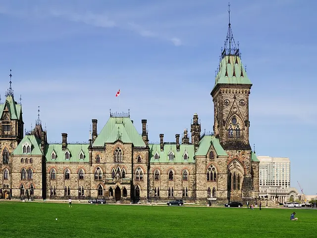 East Block building on Parliament Hill, Ottawa
