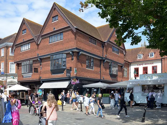 A restaurant on the corner of Parade and Longmarket streets in Canterbury, England.