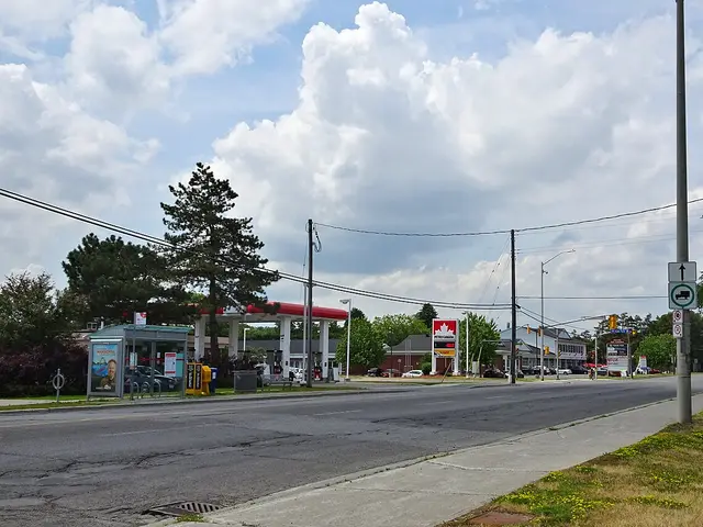 A street in Blackburn Hamlet, Ottawa.