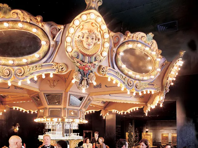 Interior of the Carousel Piano Bar and Lounge at the Hotel Monteleone.