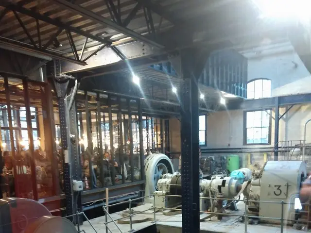 Interior dining area of the Pumphouse Restaurant in Winnipeg, Manitoba.