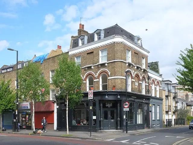 Exterior of a restaurant on Essex Road, photographed for the Geograph project.