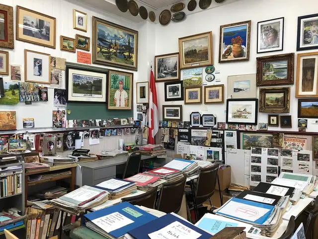 Intérieur du Musée de Clarence-Rockland.