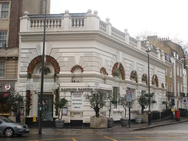 The exterior of a Lebanese restaurant on Edgware Road.