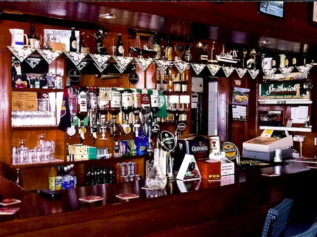 Interior of a pub off the R257 road at Meenaclady in the Gweedore area of Ireland.