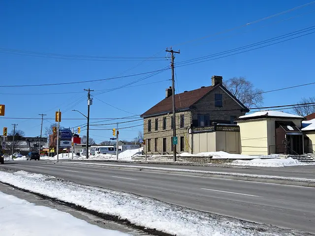 A street view of Bells Corners, Ottawa.