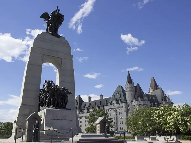 The National War Memorial at Confederation Square, Ottawa.