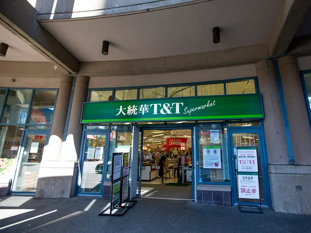 Storefront of a T&T Supermarket location in Vancouver, Canada.