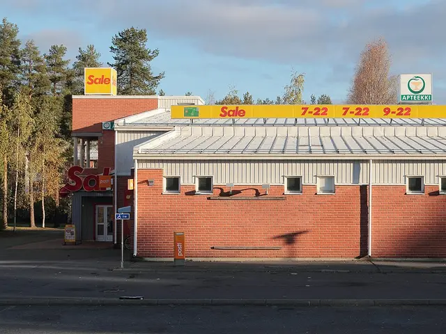 The exterior of a neighbourhood grocery store.