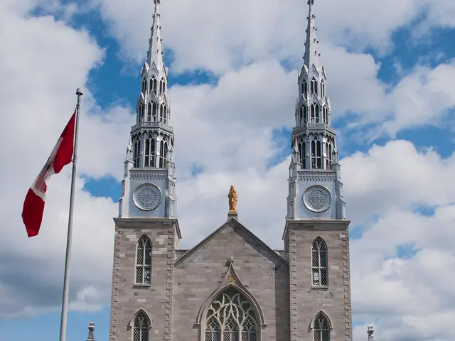 Notre-Dame Cathedral Basilica exterior in Ottawa