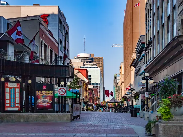 Sparks Street pedestrian mall in downtown Ottawa
