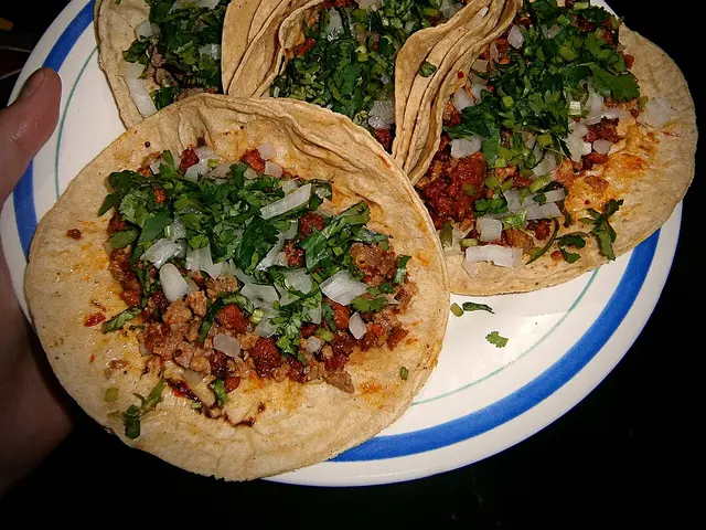 Tacos campechanos, a Mexico City style taco dish.