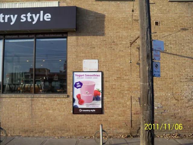 The storefront of a Country Style coffee and donut shop